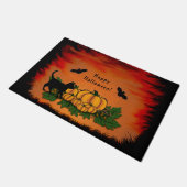 秋ハッピーハローウィン! ドアマット (アングル)