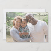 秋ハッピー感謝祭フォト引用文カード シーズンカード (裏面)