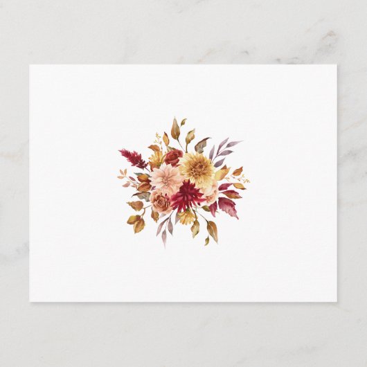 秋ハネムーンウィッシュQRコード エンクロージャーカード (裏面)