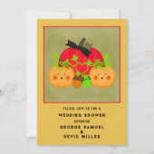 秋ハロウィン最高のブライダルシャワー 招待状 (正面)