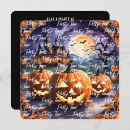 秋ハロウィーンパンプキ人気があるンコレクション 招待状