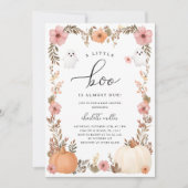 秋ハロウィーンベビーシャワー招待状 招待状 (正面)