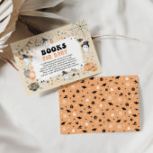 秋ハロウィーン幽霊カボチャの本ベビー エンクロージャーカード