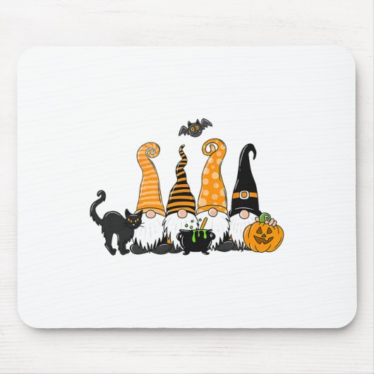秋ハロウィーン格言かわいい秋カボチャ秋H マウスパッド (正面)