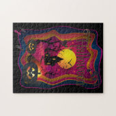 秋ハローウィンパーティ「トリックまたはトリート」アーおもしろいト ジグソーパズル (横)