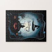 秋ハローウィンパーティ「トリックまたはトリート」アーおもしろいト ジグソーパズル (横)