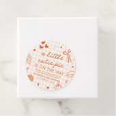 秋ハンドウィンド小さなかわいこちゃんパイ赤ちゃんシャワー フェイバータグ (インサイチュ)