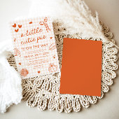 秋ハンドウィンド小さなかわいこちゃんパイ赤ちゃんシャワー 招待状