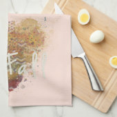 秋ハートキッチンタオル キッチンタオル (四つ折り)