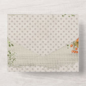 秋ハーベストお祝い オールインワン招待状 (裏面)