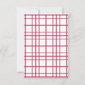 秋ハーベストアップルブランチフローラベビーシャワー サンキューカード (裏面)