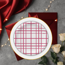 秋ハーベストアップルブランチフローラベビーシャワー ペーパープレート