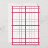 秋ハーベストアップルブランチフローラベビーシャワー 招待状 (裏面)