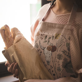 秋ハーベストアンドホーン感謝祭バラ エプロン