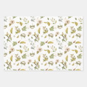 秋ハーベストテーマパターンラッピング紙シート ラッピングペーパーシート (正面2)