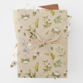 秋ハーベストテーマパターンラッピング紙シート ラッピングペーパーシート (インサイチュ)