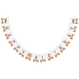 秋ハーベストトラック、パンプキンパッチ、誕生日パーティー バンティングフラッグ