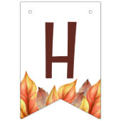 秋ハーベストトラック、パンプキンパッチ、誕生日パーティー バンティングフラッグ (第2の旗)