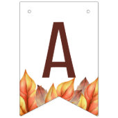 秋ハーベストトラック、パンプキンパッチ、誕生日パーティー バンティングフラッグ (第3の旗)