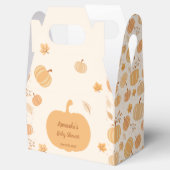 秋ハーベストパンプキンパステル2ベビーシャワー フェイバーボックス (オープン)