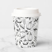 秋ハーベストパンプキン 紙コップ (裏面)