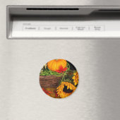 秋ハーベストヒマワリ マグネット (インサイチュ (食洗機))