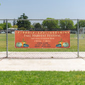 秋ハーベストフェスティバルイベントパンプキン 横断幕 (インサイチュ)