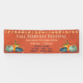 秋ハーベストフェスティバルイベントパンプキン 横断幕 (横)