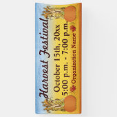 秋ハーベストフェスティバルバナー 横断幕 (縦)