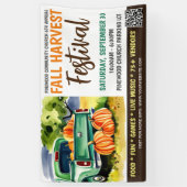 秋ハーベストフェスティバルバナー 横断幕 (縦)