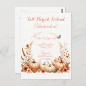 秋ハーベストフェスティバル ポストカード (正面/裏面)