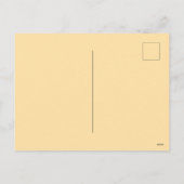 秋ハーベストプレーリ金ゴールドホリデーハガキ シーズンポストカード (裏面)