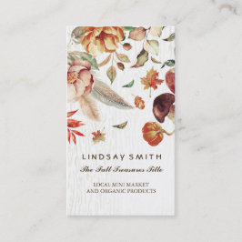 秋ハーベストプロダクツルーラルファームショップ 名刺