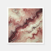 秋ハーベストワイン大理石テクスチャデカップナプキンズ スタンダードカクテルナプキン (正面)