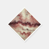 秋ハーベストワイン大理石テクスチャデカップナプキンズ スタンダードカクテルナプキン (角)