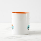 秋ハーベストヴィンテージブルートラック ツートーンマグカップ (中央)