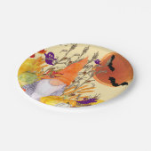 秋ハーベスト格言プレート ペーパープレート (アングル)