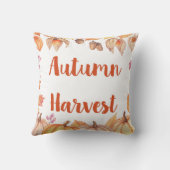 秋ハーベスト秋ホームデコール装飾用クッション クッション (裏面)