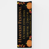 秋ハーベスト紅葉パンプキンフェスティバルイベント 横断幕 (縦)