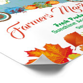 秋ハーベスト農家マーケットパンプキンパッチファームハウス ポスター (角)