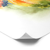 秋ハーベ結婚ストの歓迎サイン ポスター (角)