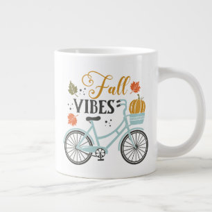 秋バイサイクリング ジャンボコーヒーマグカップ