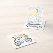 秋バイサイクリング スクエアペーパーコースター (インサイチュ)