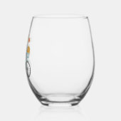 秋バイサイクリング ステムなしワイングラス (左)