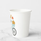 秋バイサイクリング 紙コップ (左)