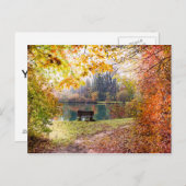 秋バイザパークポンドー紅葉 ポストカード (正面/裏面)