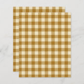 秋バッファロープレイドパターン（の模様が）ある紙 (正面/裏面)