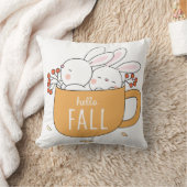 秋バニー クッション (ブランケット)