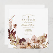 秋バプテスマ招待状 招待状 (正面/裏面)
