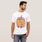 秋バベカンプキンハロウィングルーヴィー秋シーズン Tシャツ (正面フル)